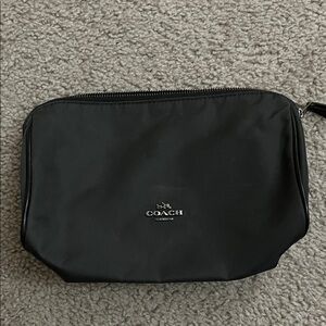 Coach Black Toiletry Bag